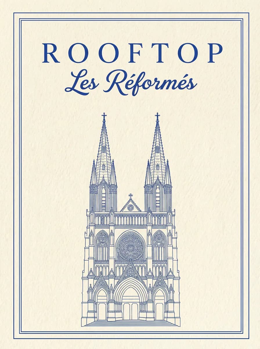Le Rooftop des Réformés — église dorée